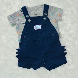 Dino Overalls Outfit